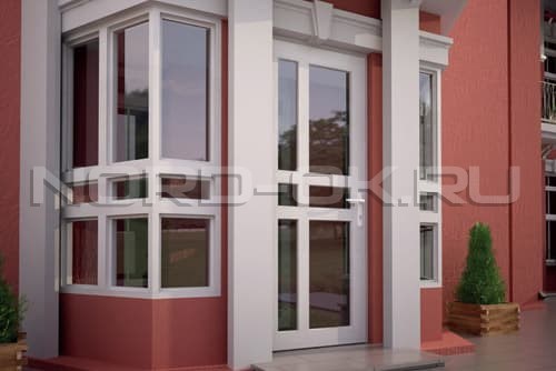 Входные пластиковые двери